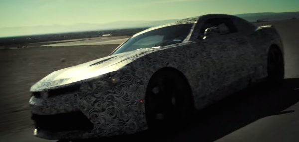2016 camaro teaser 2 600x286 at 2016 Camaro Shows Up in Official Teaser