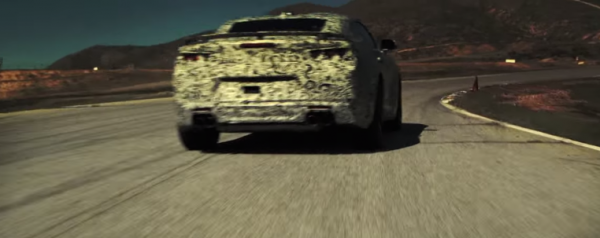 2016 camaro teaser 3 600x238 at 2016 Camaro Shows Up in Official Teaser