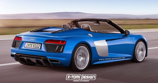 Audi R8 Spyder 2 600x316 at Rendering: 2017 Audi R8 Spyder