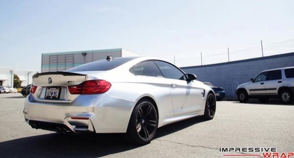 Satin Chrome BMW M4 3 600x324 at How About a Satin Chrome BMW M4?