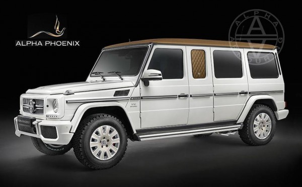 Alpha Phoenix Mercedes G63 1 600x372 Alpha Phoenix Mercedes G63 1 600x372 at Alpha Phoenix Mercedes G63 Limo Unveiled
