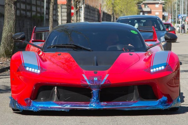 Ferrari FXX K Spot 1 600x400 Ferrari FXX K Spot 1 600x400 at Ferrari FXX K Spotted on the Road in Maranello