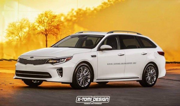 Kia Optima Wagon 600x353 at Kia Optima Wagon Rendered in Production Form