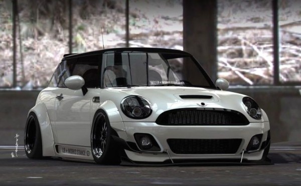 Liberty Walk MINI Cooper 0 600x371 at Preview: Liberty Walk MINI Cooper Wide Body