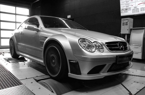 Mercedes CLK63 AMG Black DKR 0 600x392 at Mercedes CLK63 AMG Black Series Tweaked by Mcchip