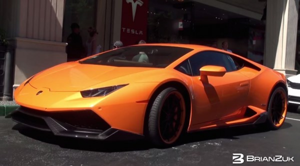Modified Lamborghini Huracan 600x332 Modified Lamborghini Huracan 600x332 at GT Auto Concepts Lamborghini Huracan Spotted on the Road