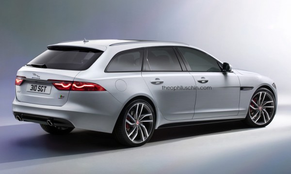 XF Sportbrake Render 2 600x360 at Fresh Jaguar XF Sportbrake Rendering Pretty Much Nails It 