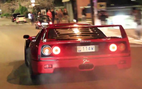 ferrari f40 burnout 600x380 ferrari f40 burnout 600x380 at Here’s a Perfectly Executed Ferrari F40 Burnout
