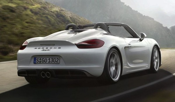 orsche Boxster Spyder 00 600x351 at 2016 Porsche Boxster Spyder Revealed
