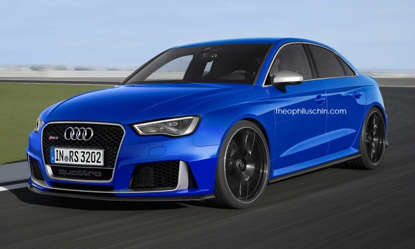 Audi RS3 Sedan 1 600x360 at Audi RS3 Sedan Looks Convincing in New Renderings