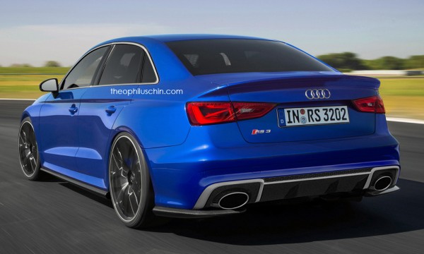 Audi RS3 Sedan 2 600x360 at Audi RS3 Sedan Looks Convincing in New Renderings