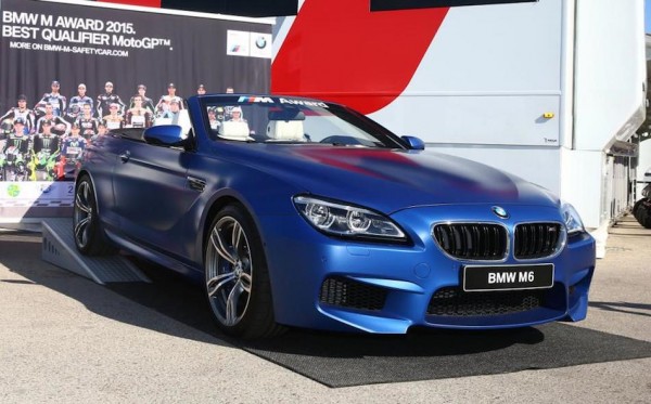 BMW M6 Convertible motogp 1 600x373 at Exclusive BMW M6 Convertible Revealed as MotoGP Qualifier Award