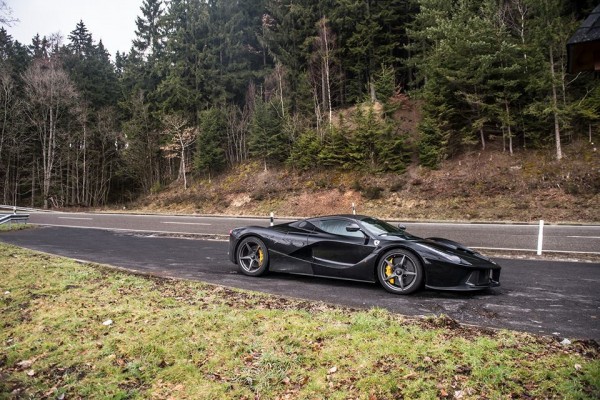 Black LaFerrari Grey 599 GTO 2 600x400 Black LaFerrari Grey 599 GTO 2 600x400 at Gallery: Black LaFerrari Meets Grey 599 GTO