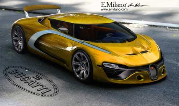 Bugatti Chiron render 2 600x358 at This Is What Bugatti Chiron May Look Like