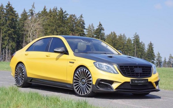 Mansory Mercedes S63 Bumblebee 1 600x374 at Mansory Mercedes S63 AMG Bumblebee Edition!