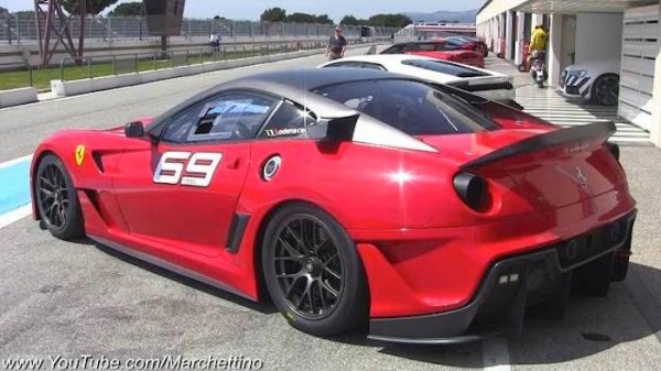 Rene Arnoux ferrari 599xx 600x337 at Watch Rene Arnoux Drive a Ferrari 599XX at Paul Ricard