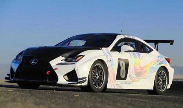2015 Lexus Pikes Peak 1 600x355 at Lexus RC F GT Concept Headed to Pikes Peak 
