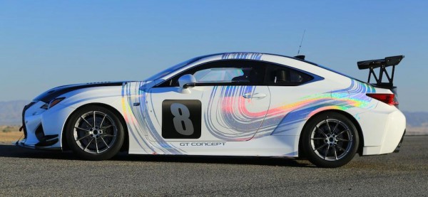 2015 Lexus Pikes Peak 2 600x277 at Lexus RC F GT Concept Headed to Pikes Peak 