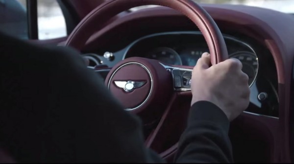 Bentley Bentayga teaser 600x335 at Bentley Bentayga Hits the Snow in New Teaser
