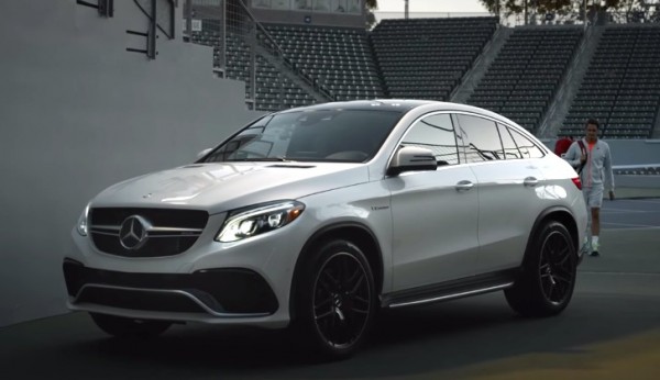 Mercedes GLE 63S AMG 600x346 at Roger Federer Stars in Mercedes GLE 63 Coupe Ad