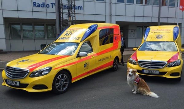 Mercedes Interschutz 600x356 at Mercedes AMG GT Fire Fighter Unveiled at Interschutz