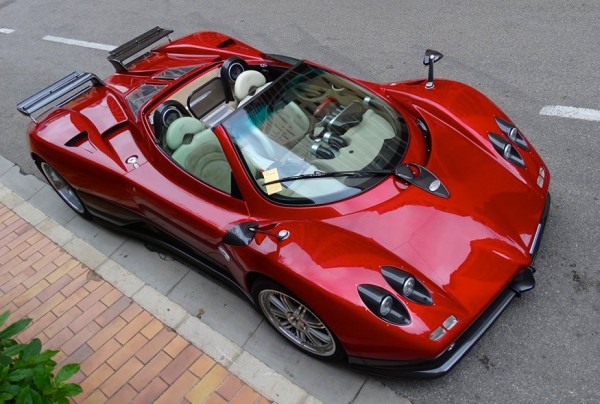 Pagani Zonda S Roadster 0 600x404 Pagani Zonda S Roadster 0 600x404 at Gorgeous Pagani Zonda S Roadster Spotted in Monaco