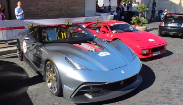 Silver Ferrari F12 TRS 2 600x344 Silver Ferrari F12 TRS 2 600x344 at Silver Ferrari F12 TRS Caught on Film