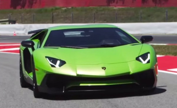 Verde Ithaca Lamborghini Aventador SV 600x365 at Verde Ithaca Lamborghini Aventador SV Flat Out at Catalunya