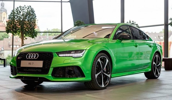 Apple Green Audi RS7 0 600x347 at Apple Green Audi RS7 Looks Delicious!