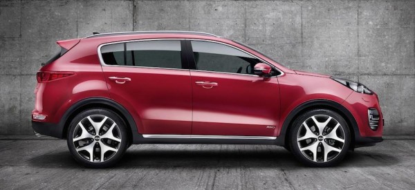 2016 Kia Sportage 2 600x275 at 2016 Kia Sportage: First Official Photos