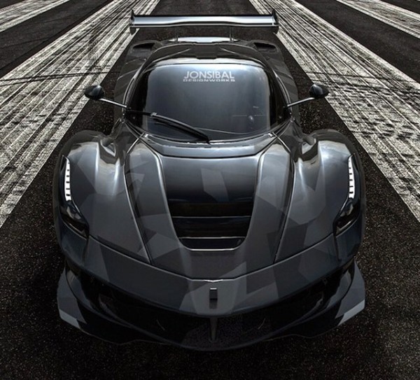 Militant LaFerrari 1 600x543 at Rendering: Militant LaFerrari by Jon Sibal