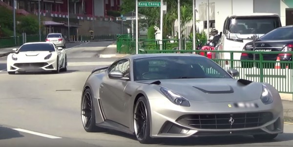 Novitec Ferrari F12 N Largo 600x302 at Novitec Ferrari F12 N Largo “Opaco” Caught on Film