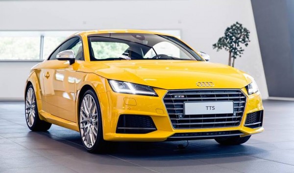 Vegas Yellow Audi TTS 0 600x355 at Gallery: Vegas Yellow Audi TTS Exclusive