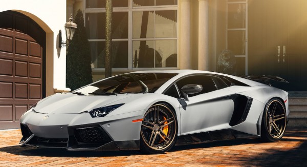 adv1 aventador grey 0 600x326 adv1 aventador grey 0 600x326 at Novitec Lamborghini Aventador on ADV1s Is Hella Cool