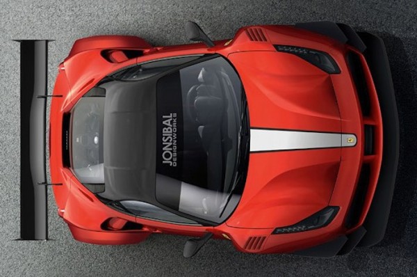 ferrari 488 gt3 1 600x398 at Rendering: Ferrari 488 GT3