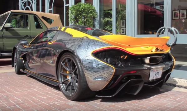 Uniquest McLaren P1 600x356 at World’s Uniquest McLaren P1 Spotted in Cannes