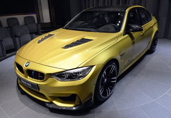 Austin Yellow BMW M3 Custom 0 600x414 at Gallery: Austin Yellow BMW M3 Goes Custom