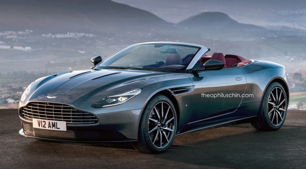 DB11 Volante new render 600x332 at Aston Martin DB11 Volante   New Rendering
