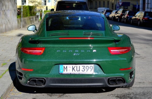 Racing Green 991 Turbo 0 600x392 Racing Green 991 Turbo 0 600x392 at Uber cool: Porsche 991 Turbo in British Racing Green
