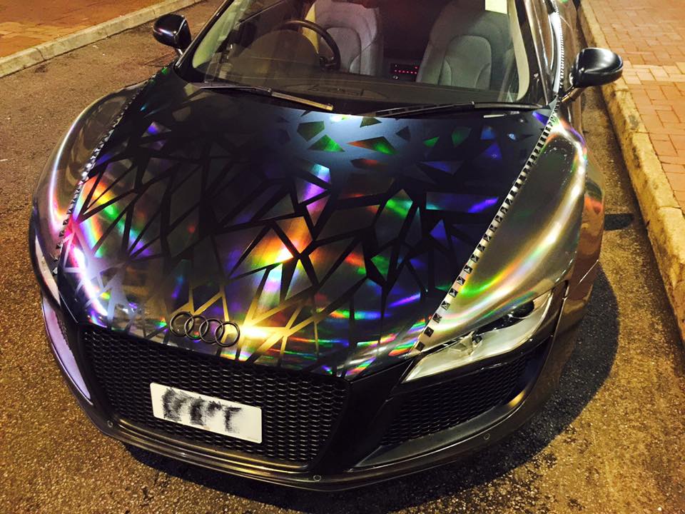 Holographic Audi R8 by Impressive Wrap
