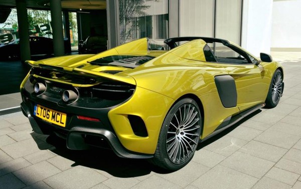 McLaren 675LT Spider Live 3 600x377 at McLaren 675LT Spider Arrives at Munich Showroom