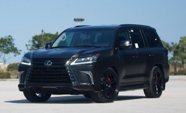Murdered Out Lexus LX 0 600x365 at Murdered Out Lexus LX Is Unusual But Cool