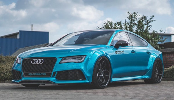 Prior Design Audi RS7 0 600x346 at Prior Design Audi RS7 Wide Body in Atlantis Blue
