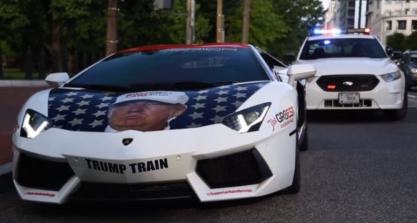 Trumpventador White house 600x321 Trumpventador White house 600x321 at Lamborghini Trumpventador Visits the White House, Sort of