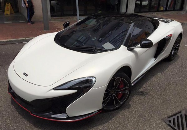 Matte White McLaren 650S 0 600x418 at Matte White McLaren 650S Spider by Impressive Wrap