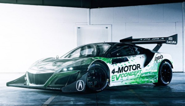 NSX Inspired Acura EV 1 600x346 at NSX Inspired Acura EV Concept Revealed for Pikes Peak