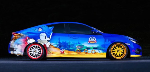 Honda Sonic Civic 2 600x289 at Honda Sonic Civic Unveiled at Comic Con
