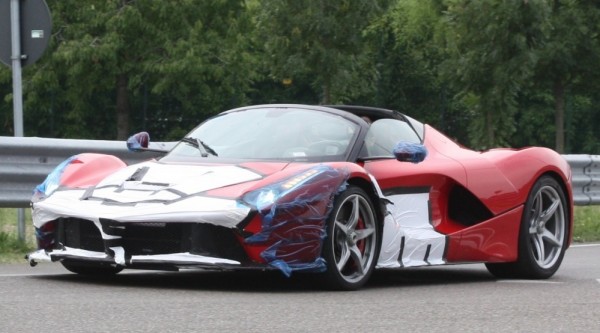 LaFerrari Aperta Spot 1 600x333 at LaFerrari Aperta Spotted in the Flesh