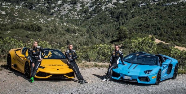 Lamborghini racing girls 0 600x305 Lamborghini racing girls 0 600x305 at Wife Material: Lamborghini Racing Girls