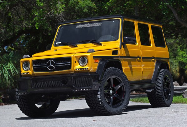Mercedes G63 AMG HRE WB 0 600x409 at Mercedes G63 AMG on HRE Wheels Is a Faux 4x4²